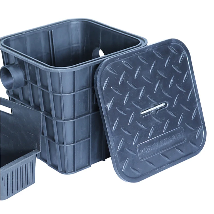 Plastic Grease Interceptor Sewage Treatment Lifting Equipment Oil Water Separator For Restaurant