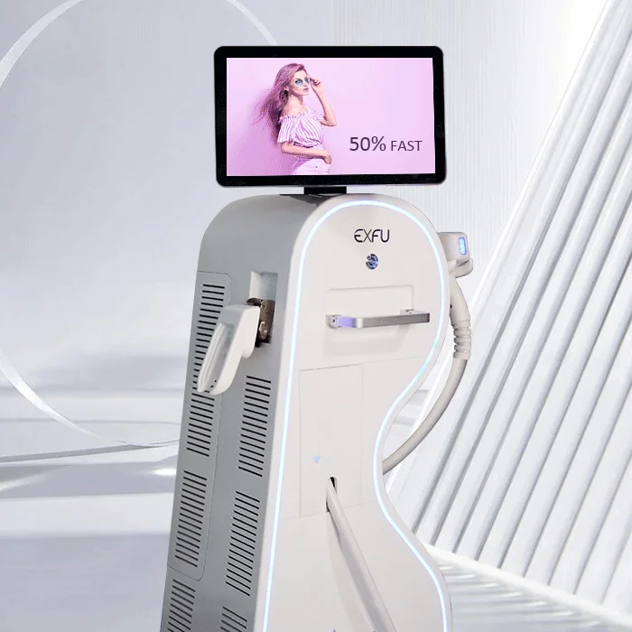 2024 New 3 wavelength 755 808 1064nm Diode laser hair removal machine 1200w 1800w with compressor
