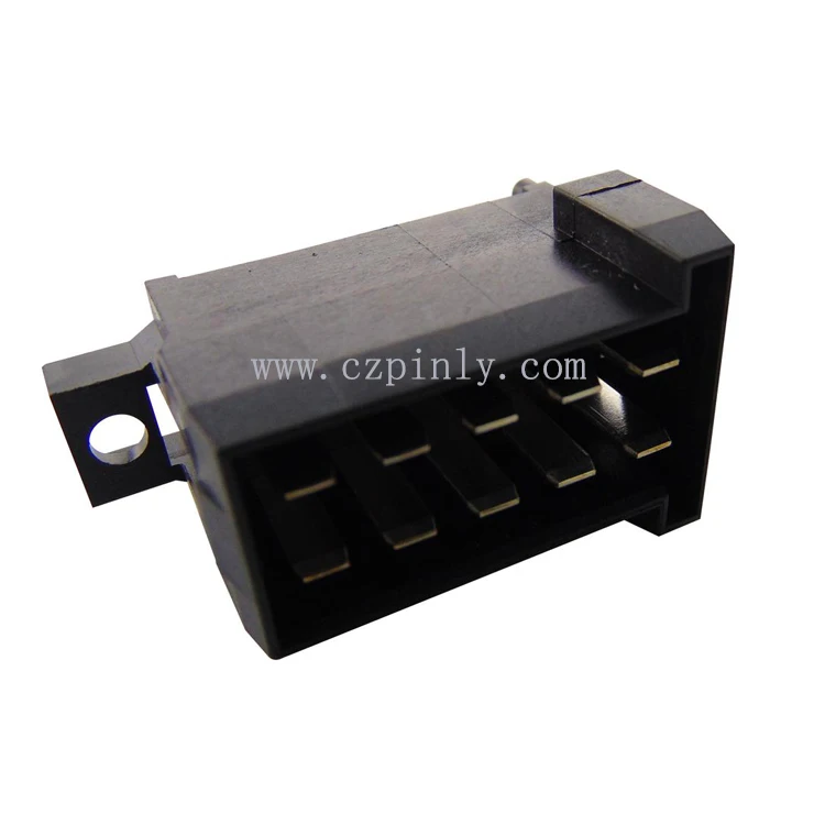 10 Position Vertical PCB Mount Header Wire-to-Board Timer Connector 963357-4