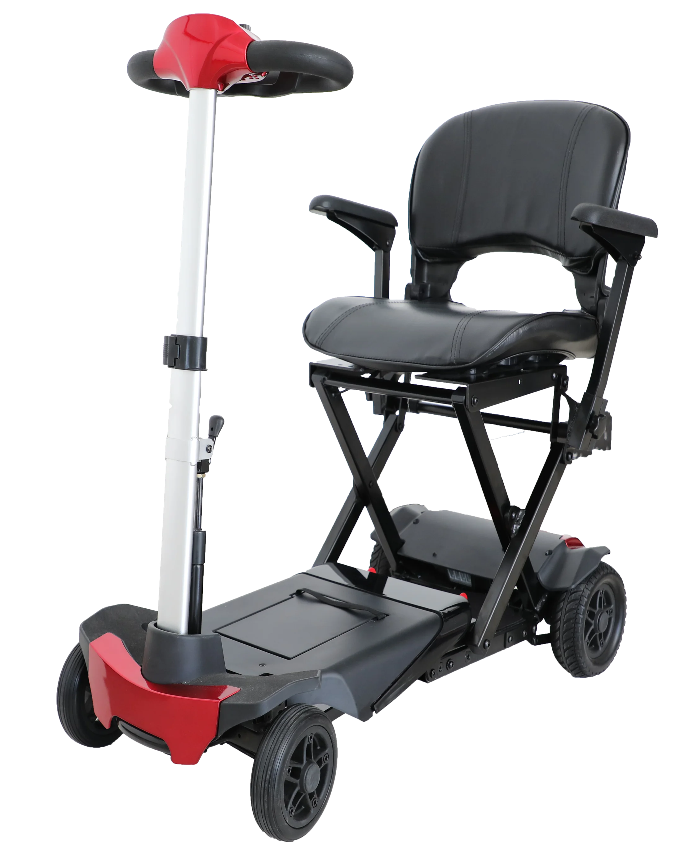 Cheap price CE certificate safe 4 wheels electromagnetic brake electric scooter with seat for kids