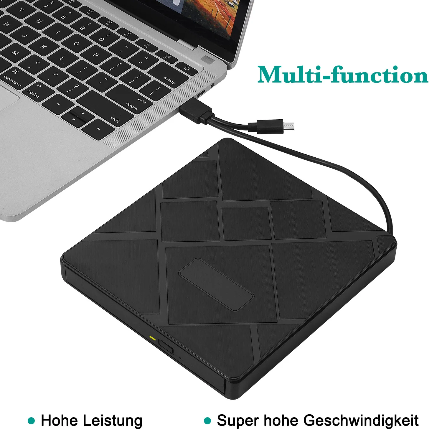 USB C 3,0 3,1 Тип C горелки Тонкий внешний EDD12 dvd-привод писатель ROM оптическая USB 3,0 CD/DVD-ROM CD-RW плеер для ноутбука, настольного компьютера