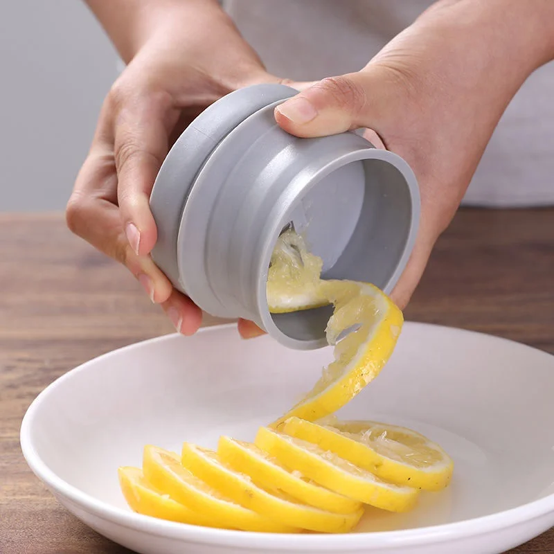 Wholesale Multifunctional Plastic Manual Lemon Spiral Slicer