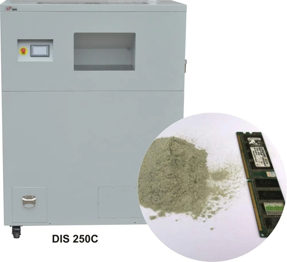CD / ID cards Disintegrator recycling machine