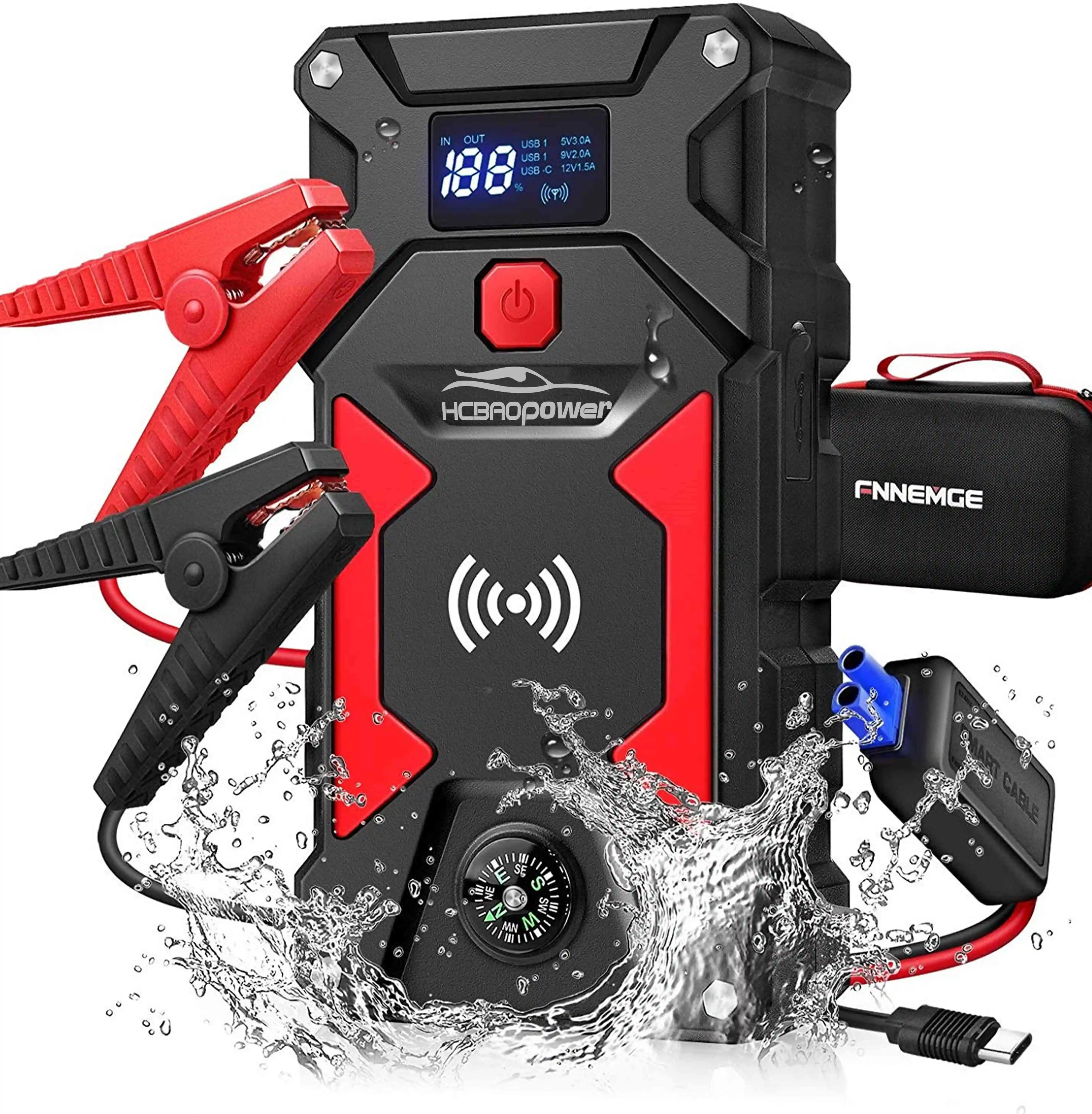 New Design Long-Term Use Car Portable Car Jump Starter Outdoor Car Battery Jump Starter