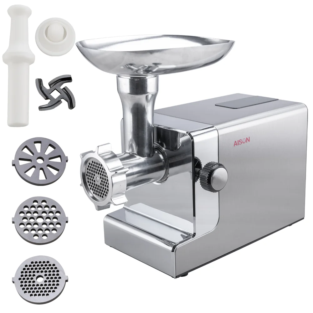 Factory Low Price Household Meat Grinder with Stainless Steel Pure Copper Motor