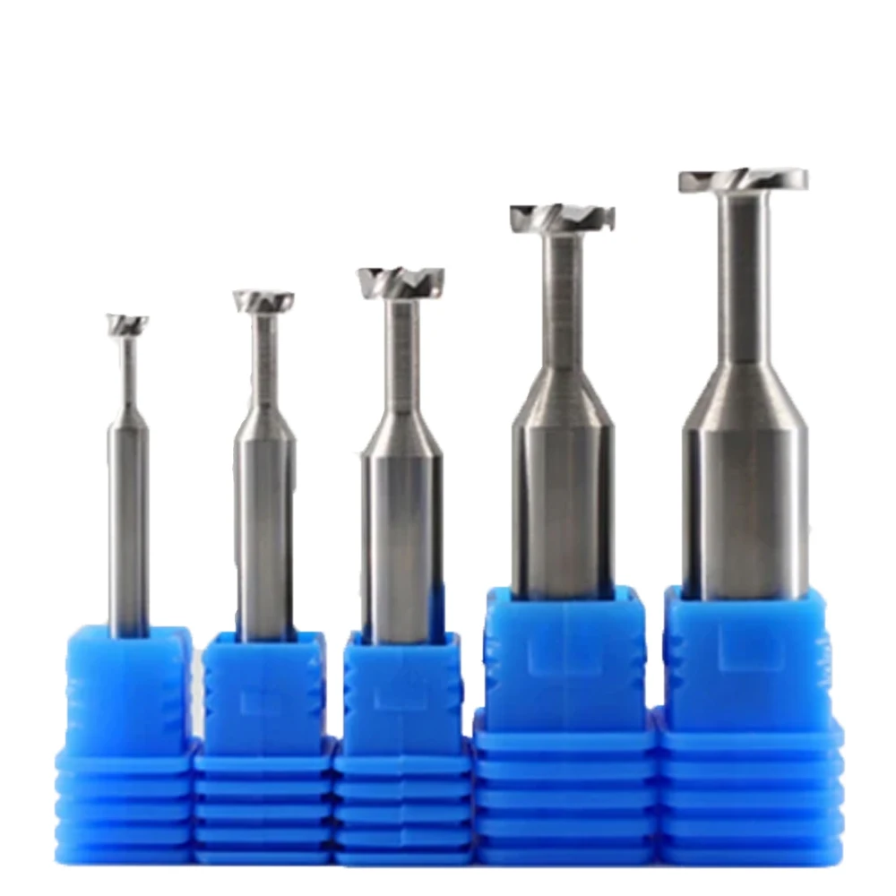 HOANYORE Fresa a Fessura BB T Per HSS Woodruff Sede Chiave Router Bit Spessore 1-12mm Diametro 8-50mm