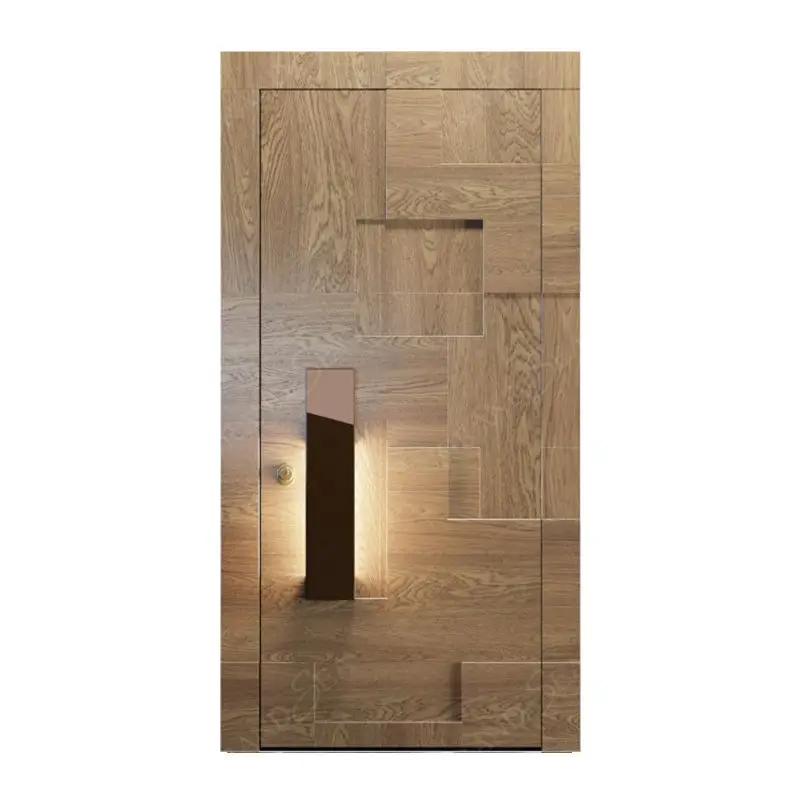 Superhouse Stainless Steel Entrance Door Exterior Security Front Pivot Door Modern Entry Aluminum Pivot Door