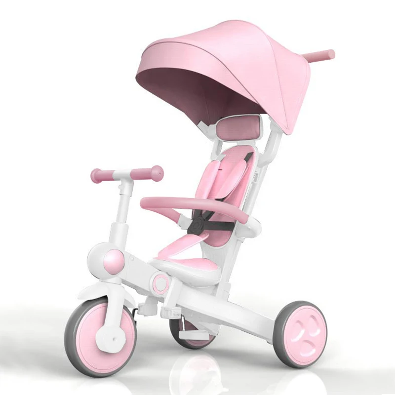 Foldable trikes for kids tricycle for children trikes with sun shade for baby ride on toy kid tricycle