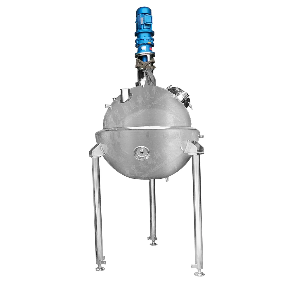 Factory Price Custom Stainless Steel Cosmetic Homogenizer Vessel Food Tomato Spices Sauce Powder Emulsifying Tank mixing machine