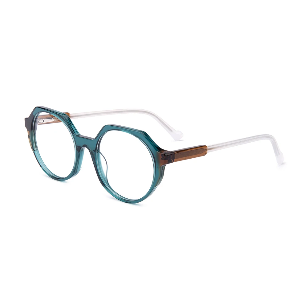 Vintage Specialized Acetate Optical Eyeglasses Frames Latest New Design Round Acetate with Spectacle Frames For Unisex