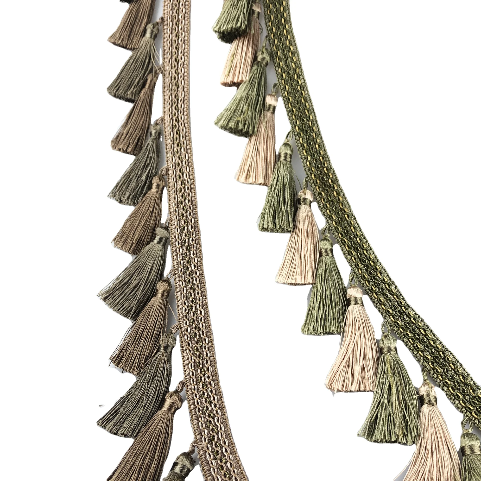 European Palace Style Handmade accessories Fringe Tassel For sewing Curtain cloth Edging tape