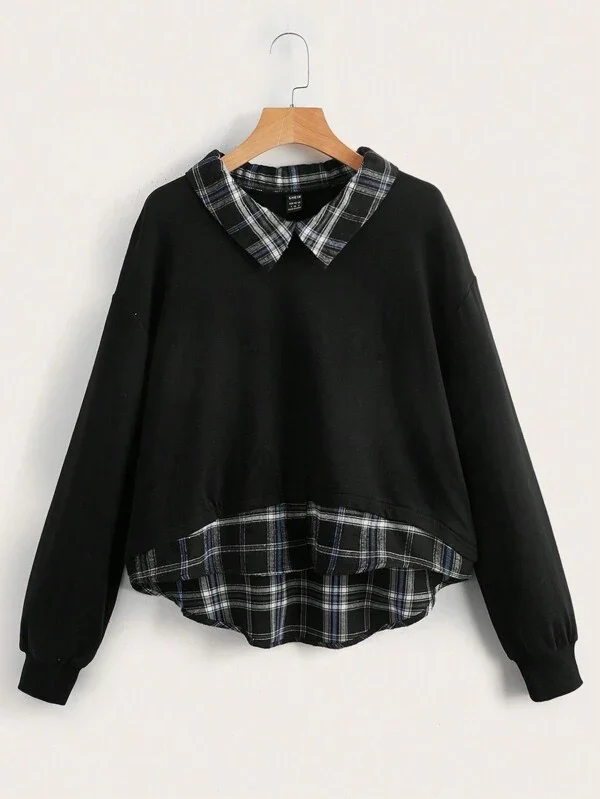 High Quality Jogger Organic Cotton Crewneck Sweatshirts Women Custom Logo Blank Drop Shoulder Sweatshirts