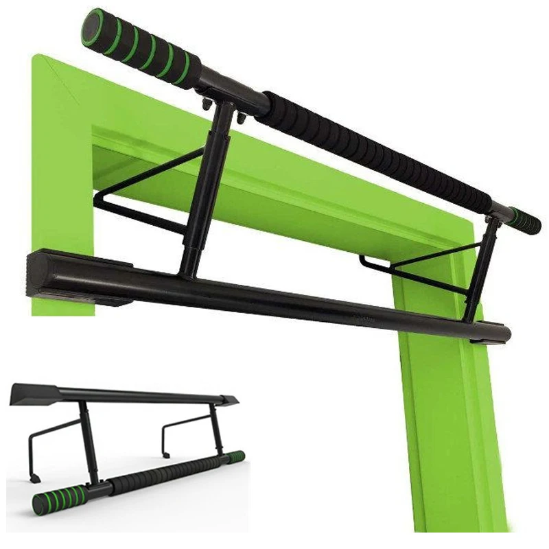 Doorway gym bar with Comfort Grips for Upper Body Exercise Pull Up Bar for Doorway