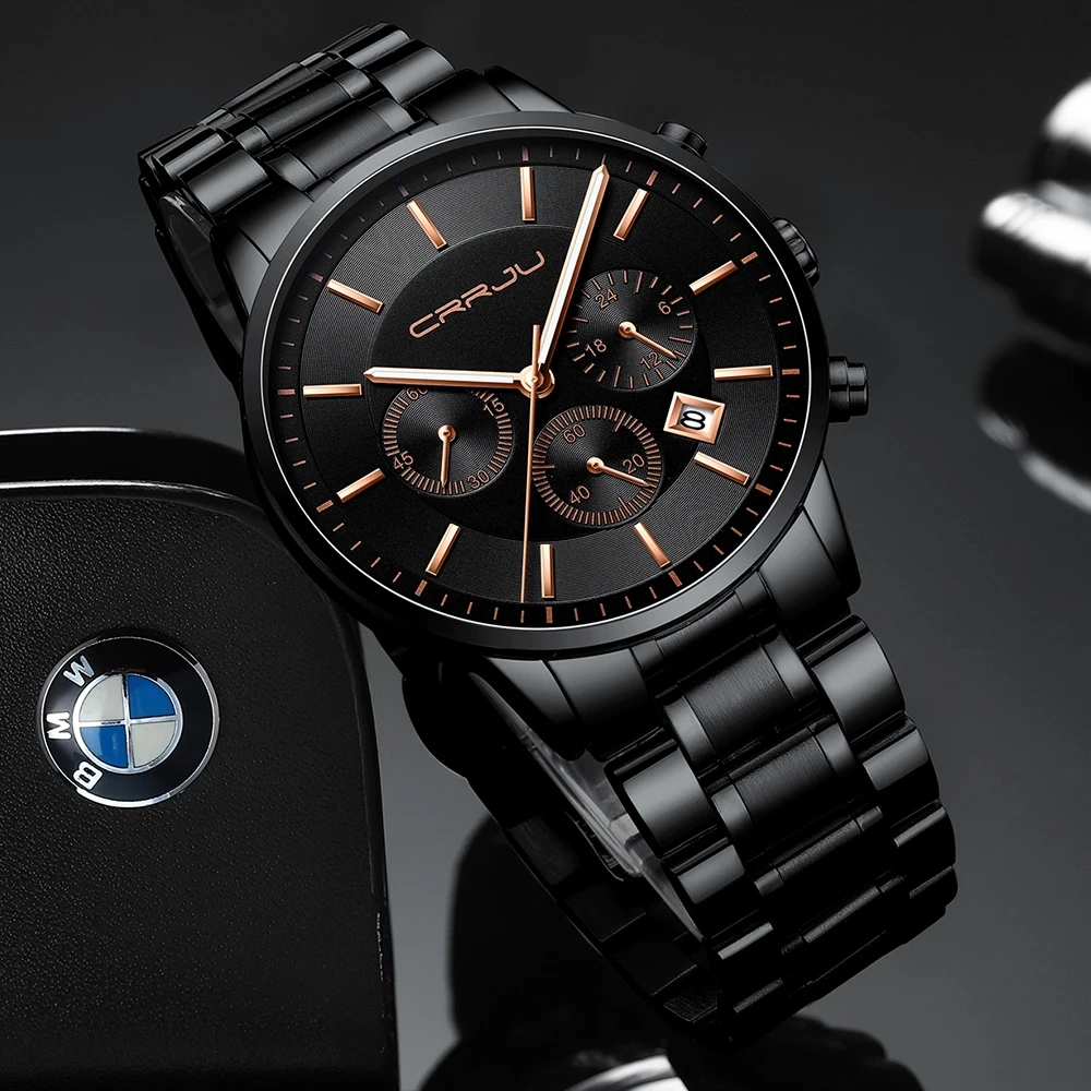 high quality  brand   Alibaba China manufacturer stainless steel quartz  luxury watch for men