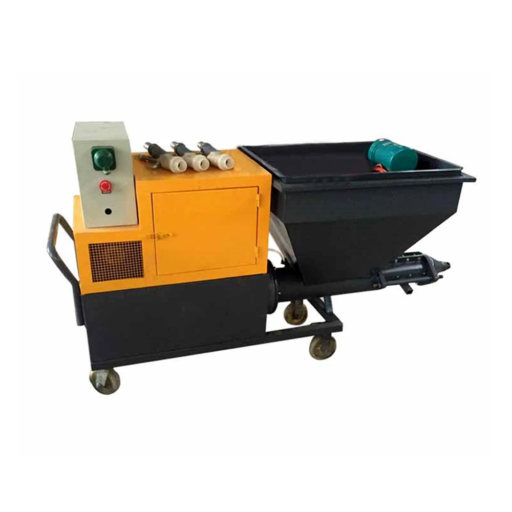 Yugong Motor Mortar Spraying Machine Cement Plaster Spray Machine Mortar Sprayer Diesel