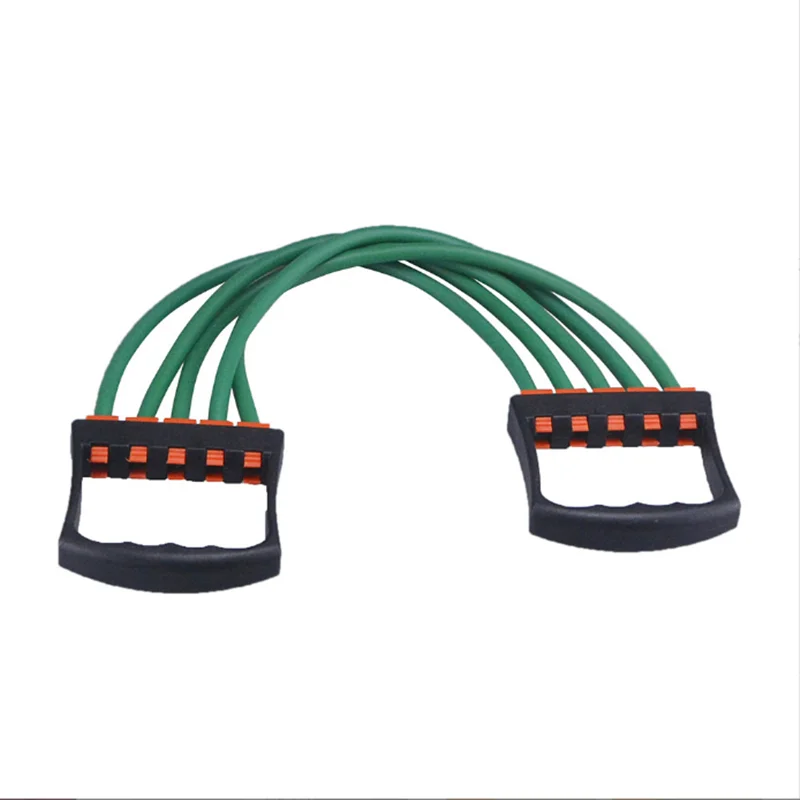 TPE five tube tension yoga exercise resistance bands chest expander