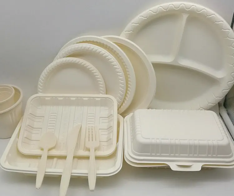 10 дюймов кукурузный крахмал круглые пластины platos descartables de
