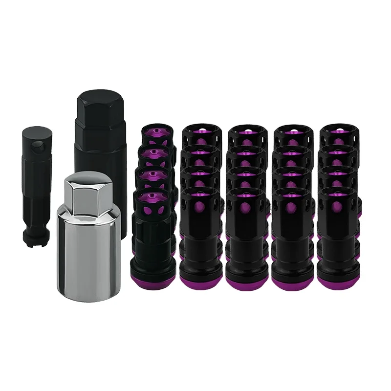 
YJY GZM88 44.5MM M12X1.5 Wheel Accessories Parts Chrome Acorn Tuner Color Electrophoretic Lug Nut 