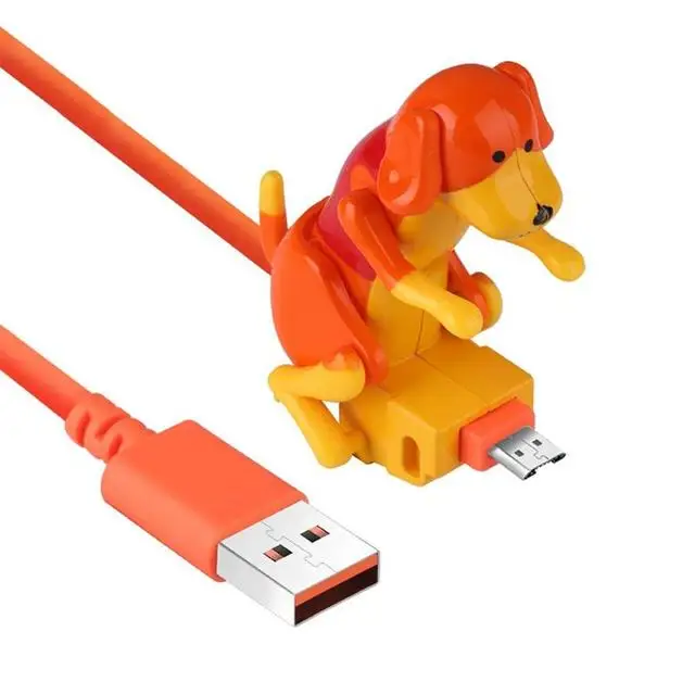 USB a to type-c china factory data line  Funny Humping Dog cable fast charging cable type c usb charger cable