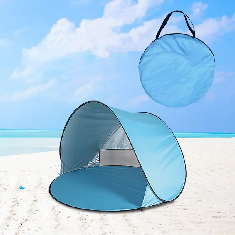 Hot Sell UV Protective Folding Sun Shadow Baby Beach Ten With Carry Bag Kids Sun Shelter Tent