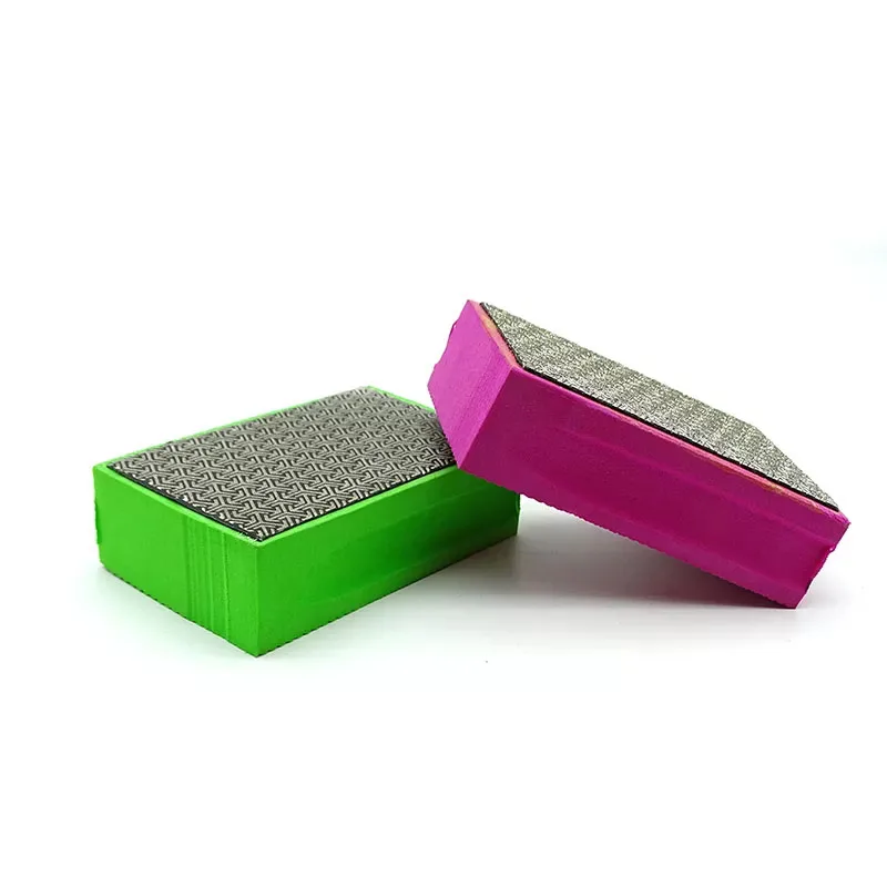 90x55mm diamond sponge for ceramic tiles or marble abrasive tools stone hand polishing pad for granite grinding porcelain tiles