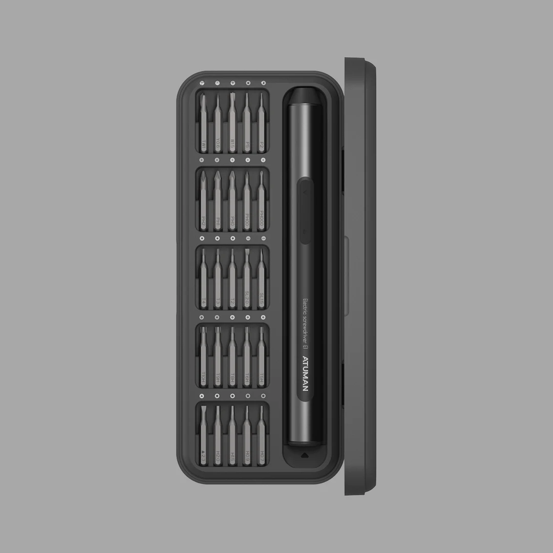 ATuMan DUKA E1 25 IN 1Handle Repair Assistant Kit Durable Magnetic Ratchet Precision Manual Electric Screwdriver