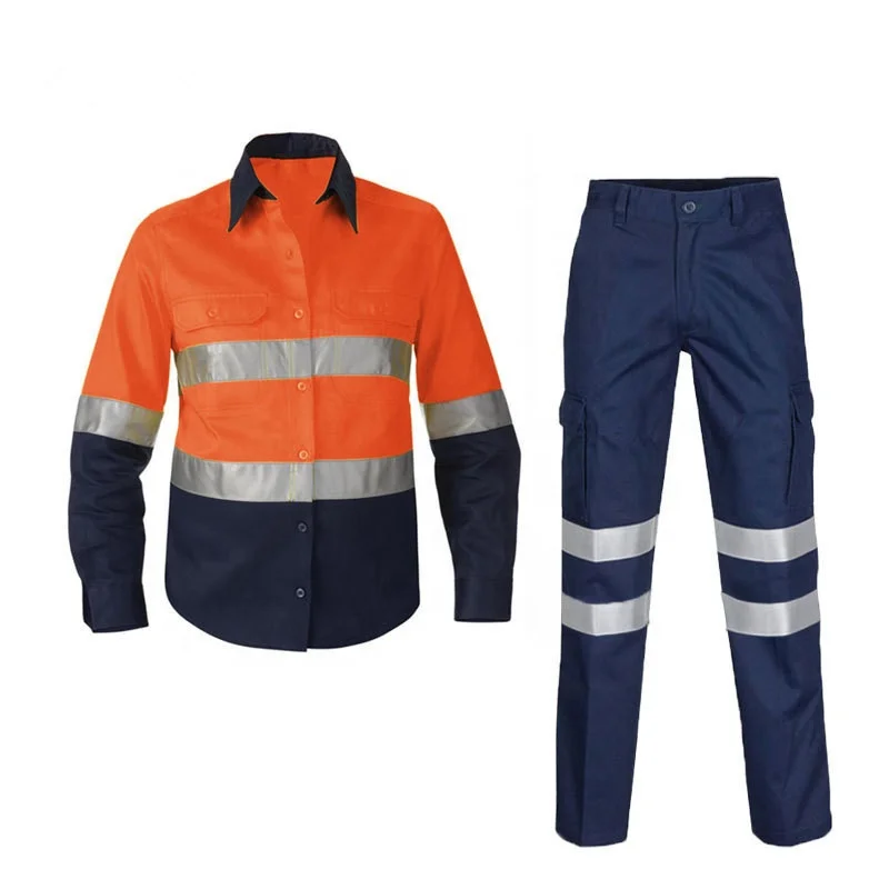 pure cotton summer cool reflective work shirts and  trousers