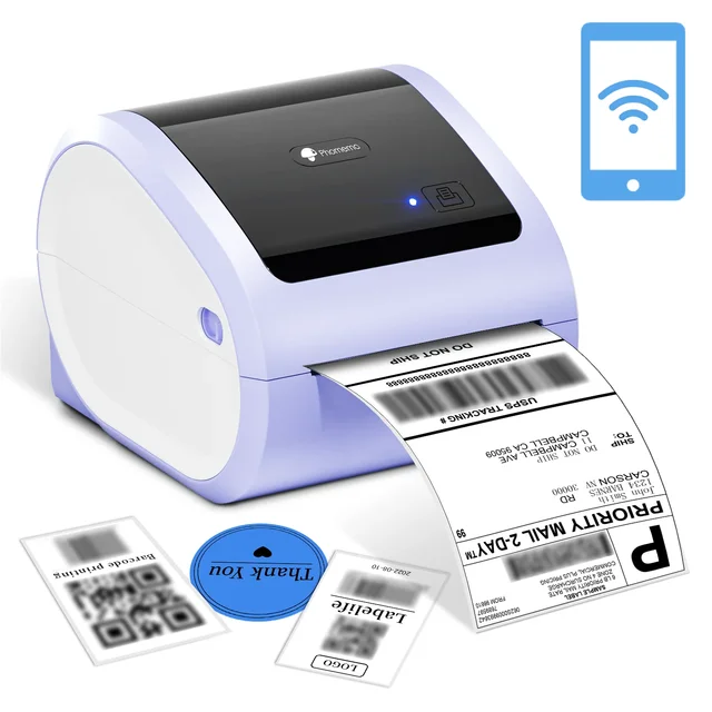 High Quality phomemo  D520 Portable 4*6 inch Shipping Label barcode Printer 110mm High Speed Barcode Sticker Printer