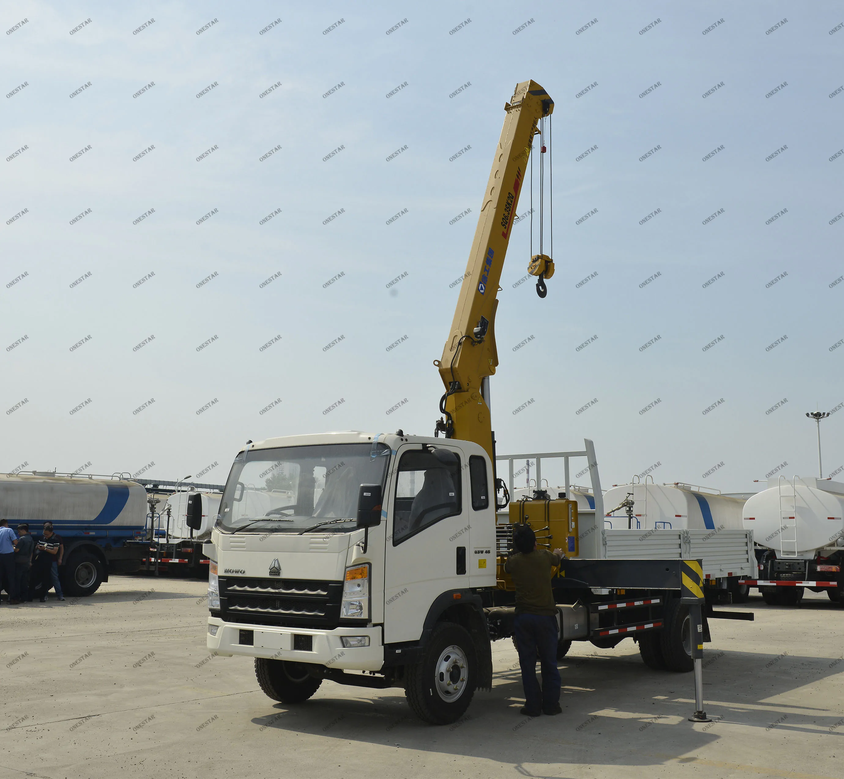  Малый манипулятор грузового крана SQ6.3SK2Q 5 тонн
