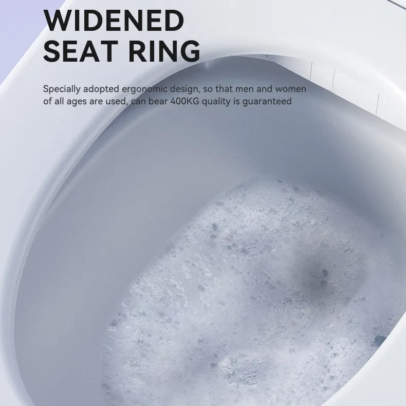 Sanitary Ware Wall Mounted Automatic Water Closet Bathroom Ceramic Hanging Intelligent Toilet Bowl Wall Hung Smart Toilet