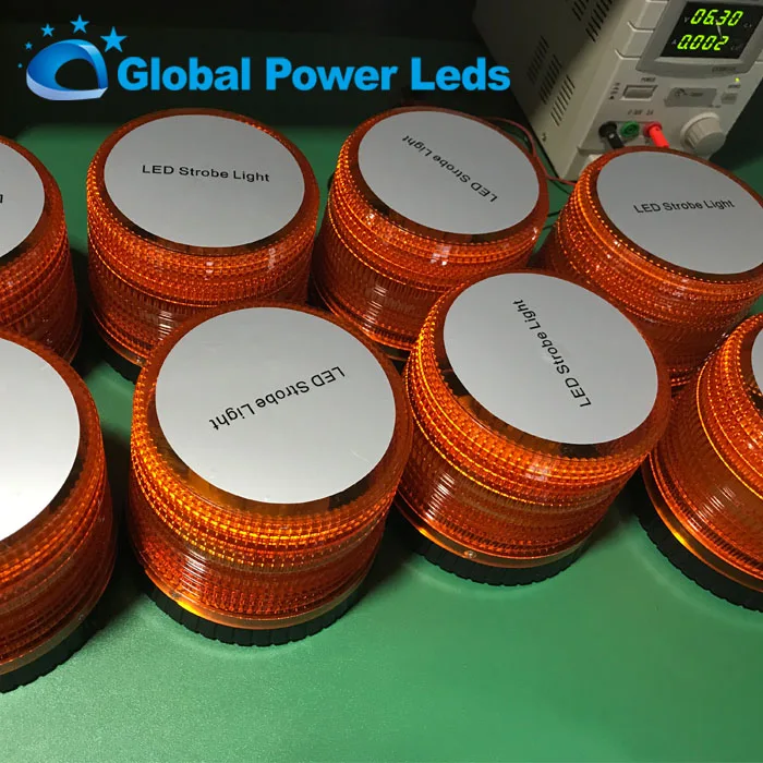 Waterproof 72led 6V With Battery Powered Wireless magnet led Strobe Light warning for traffic safety