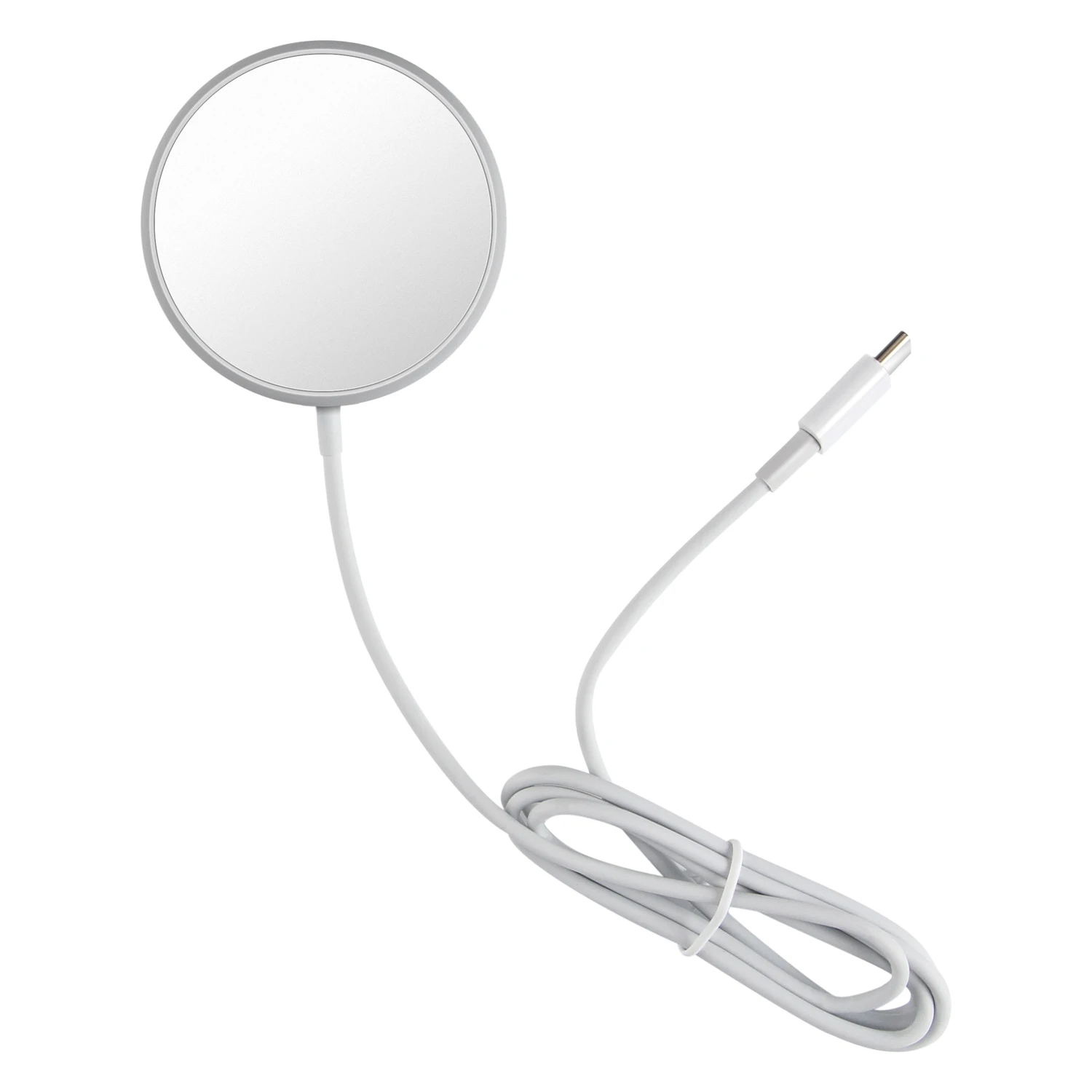 Universal Wireless Mobile Phone Fast Charger White Portable Charging Pad