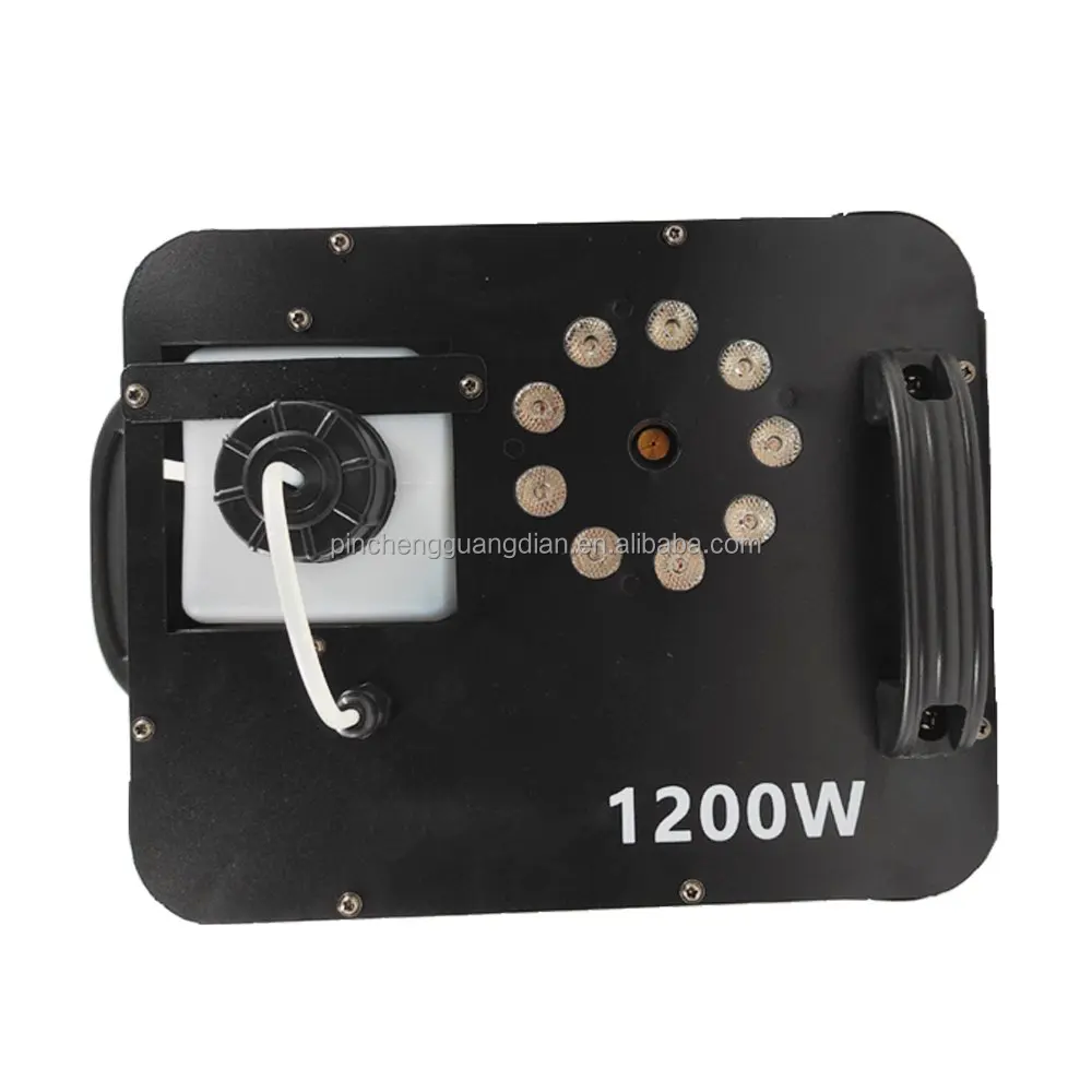 Мини 9*3 Вт Rgb светодиодная воздушная колонна противотуманная Машина Dmx 512 дымовая машина 1200 беспроводной пульт дистанционного управления