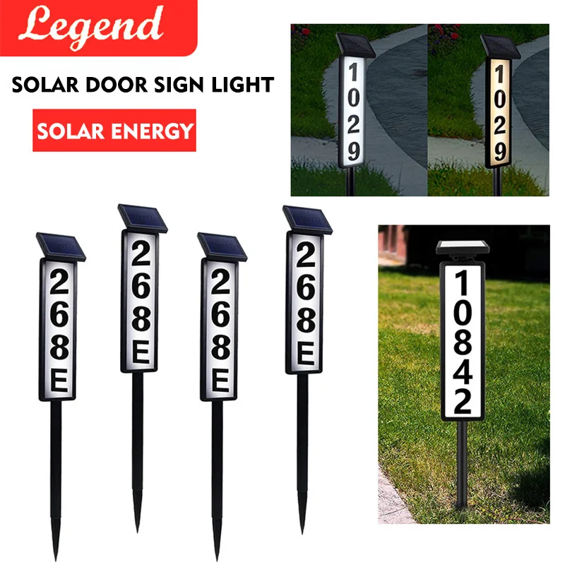 ULW Outdoor Waterproof Solar Light Black ABS+IRON Solar Lawn Lamp for Patio Balcony Lawn Garden Furniture