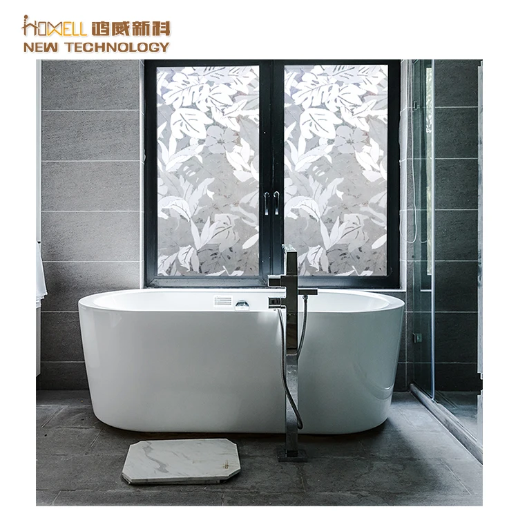 Waterproof Decorative Privacy Removable China Static Cling Window Film