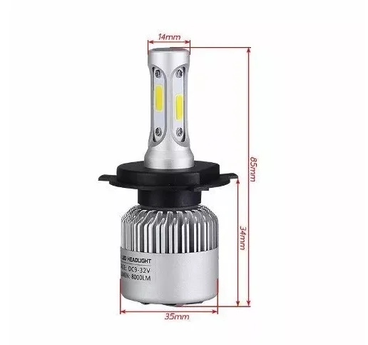 Quality KIT Headlights 40w 80000k Luces Led Para Auto 8000 Lumens H4 H7 H11 Alta Baja Aluminio