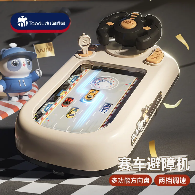 racing car electronic adventure game steering wheels toys kids educational desktop simulation steering wheel toy game