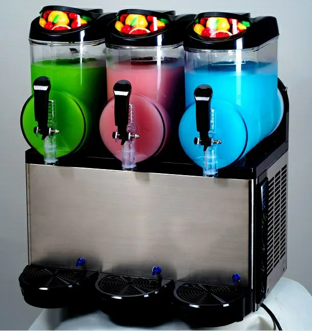 Commercial 3 Tanks Slushy Ice Making Slush Machine