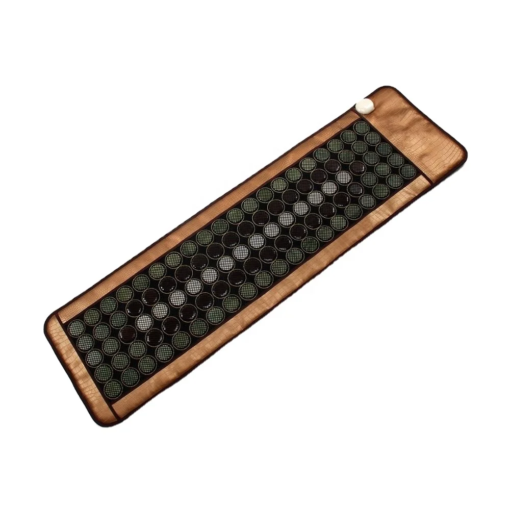 Натуральный Магнитный Массажный коврик инфракрасный матрас Нефритовый камень FIR-лучи турмалиновый