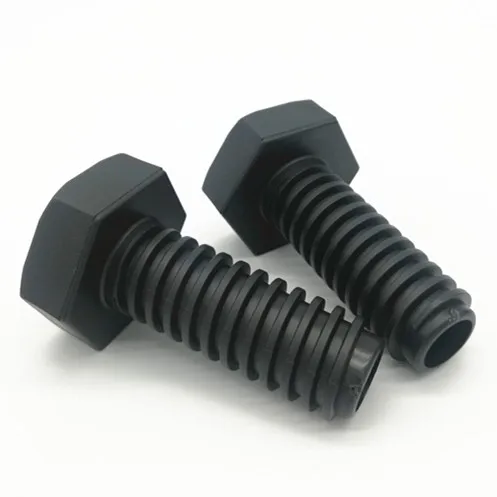 custom Plastic Screw Thumb injection molding Screws Plastic Nylon PA6 Plastic Screw