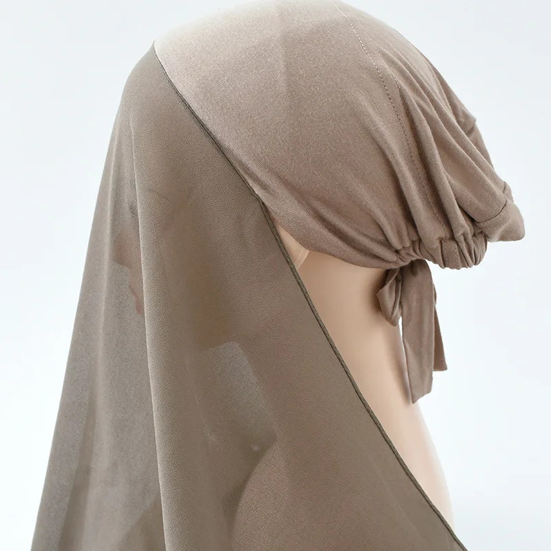 2023 мусульманская индейка, жемчужина, шифоновая модель, Абая, 2 шт., химар, хиджаб