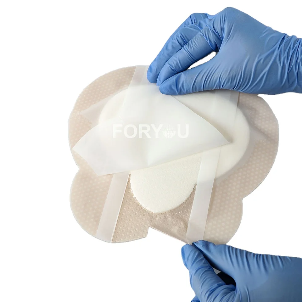 Foryou Medical sacral wound dressings Soft Sacrum Silicone Foam Dressing