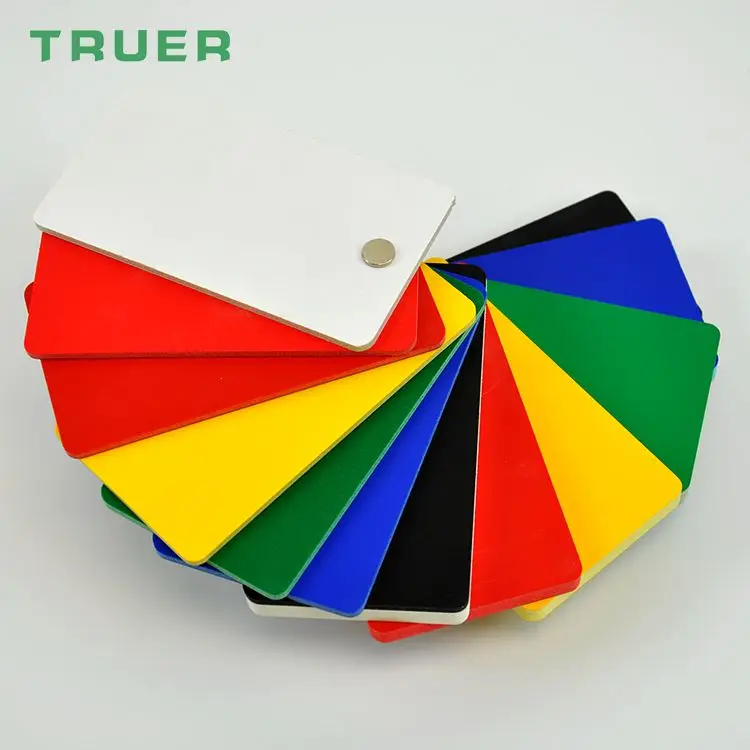 Zhengde plastic material 2mm sign use 10 12mm advertisitng material white black pvc sintra board