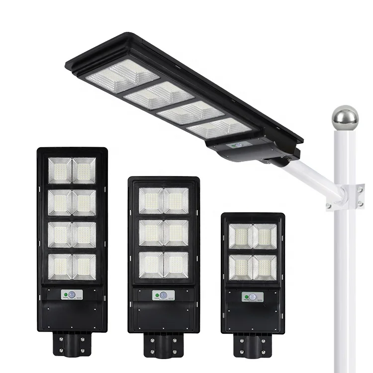 Integrated All In One Street Lighting Solar Led Abs Outdoor Waterproof Ip65 60w 90w 120w Solar Street Light