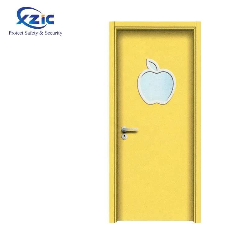 Professional customize children hospital ward special door kindergarten classroom door main safety door designs