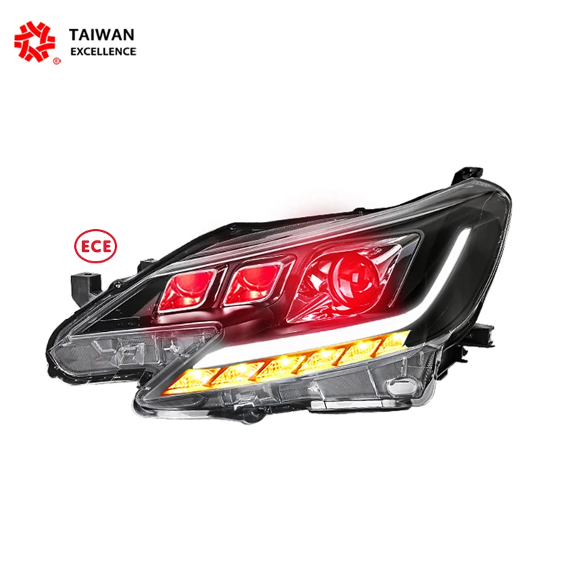 ECE Certification Super Q 2013 demon eye mark x headlight  for Toyota Reiz mark  X 2014-2019  led headlight assembly headlights