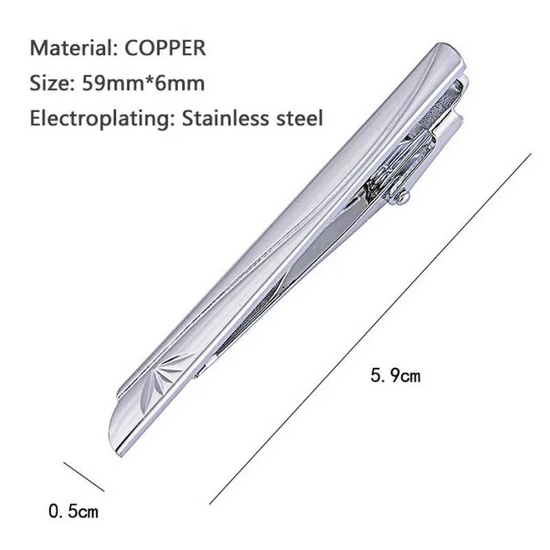 Зажим для галстука мужской галстук бара рубашка ассортимент стикеров булавка для галстука аксессуары для галстука из меди с покрытием из нержавеющей стали от производителя