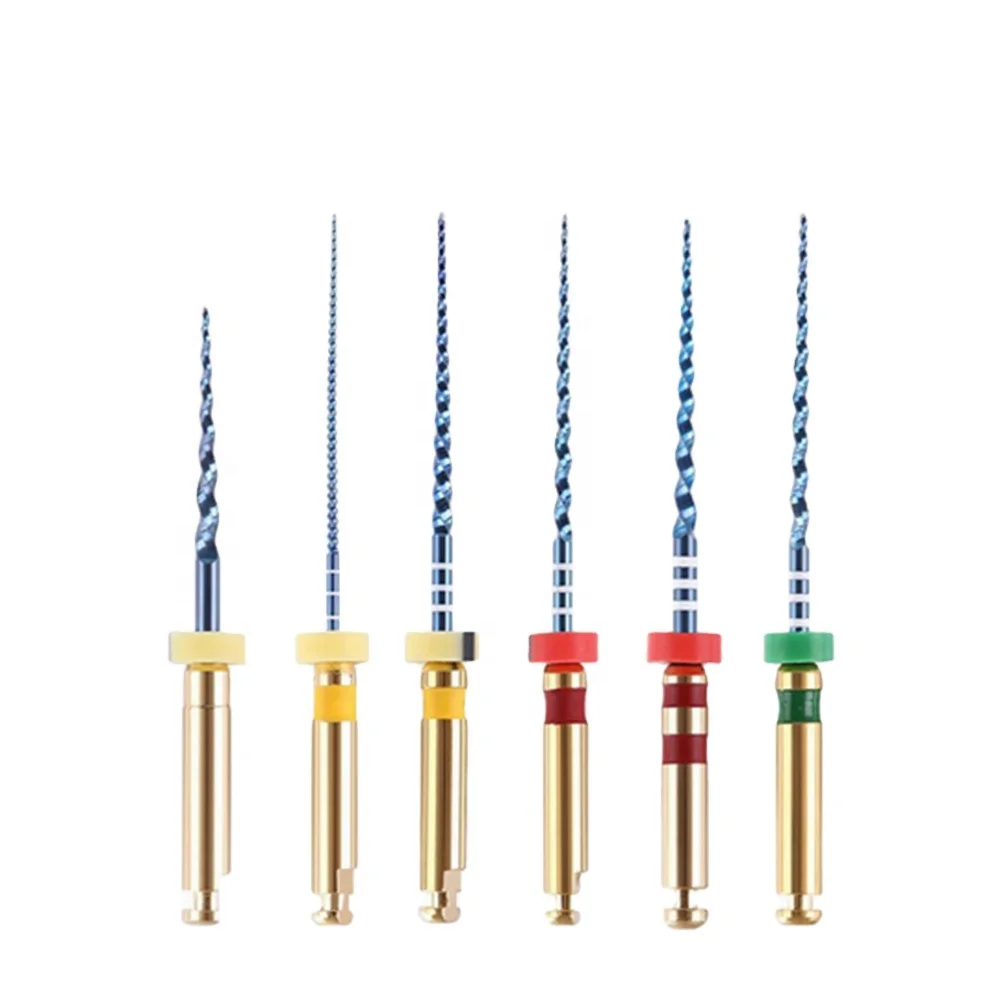 Glin G3 Blue Rotary Files Niti Dental Heat Activation Engine Use Oral Medical Equipment/ 15/04 15/06 21/25/31mm