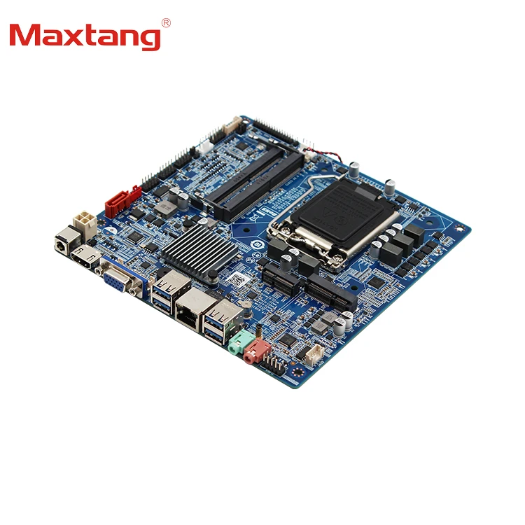 Maxtang Mini ITX motherboard based on the H310C chipset configures HDMI VGA LVDS mSATA SATA3.0 M.2 DCIN