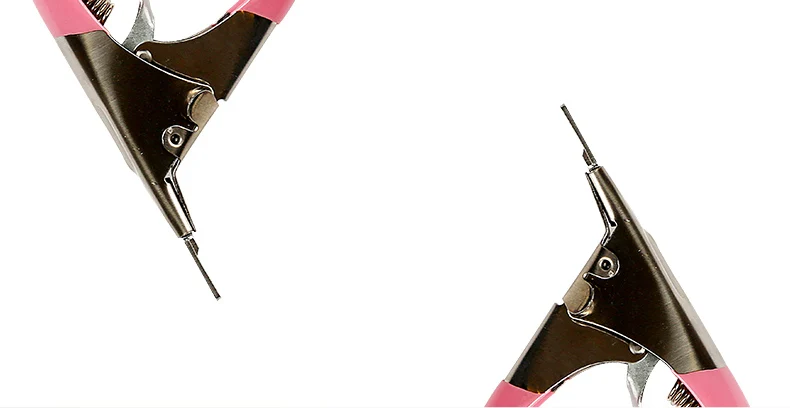 Logo custom false tips edge cuticle acrylic nail cutter for nail art